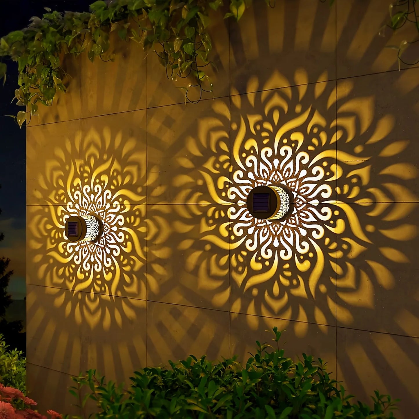 מנורת מנדלה סולרית עמידה למים